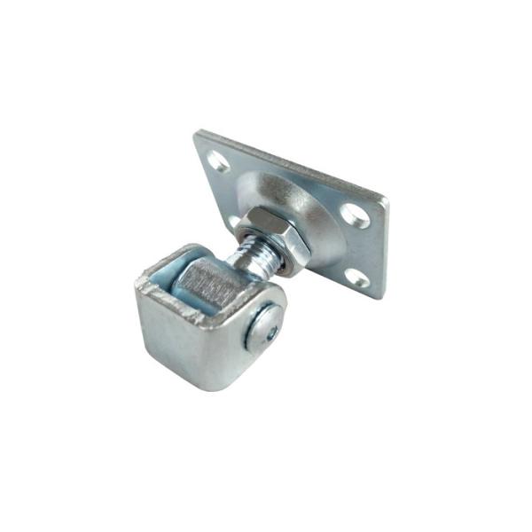 zinc plated sliding gate hinge with square plated M20