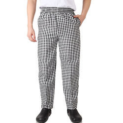 Men Women Restaurant Use Unisex Chef Pants Polyester / Cotton Material
