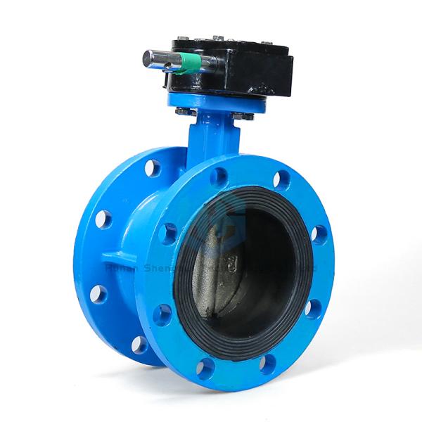 ODM PN16 Electric Motorized Valve Ductile Iron Butterfly Valve Flange Connection