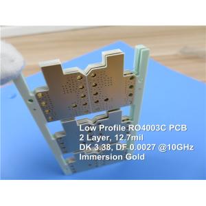 Double Layer 12.7mil RO4003C LoPro Rogers PCB Board Reverse Treated Foil