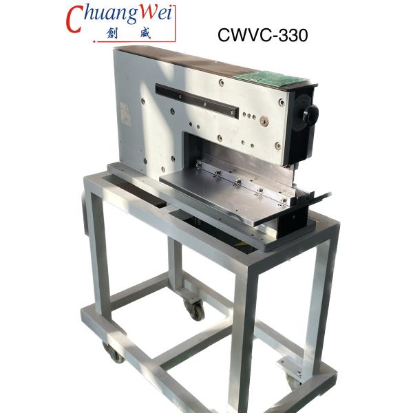 Pneumatically Rigid PCB V Cut Machine Aluminum CWVC-330 Pre - Scored 0.3mm