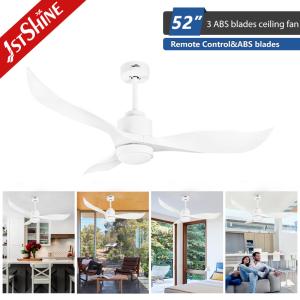 Fancy DC Motor Silent Household 3 Plastic Blades Ceiling Fan Led Light