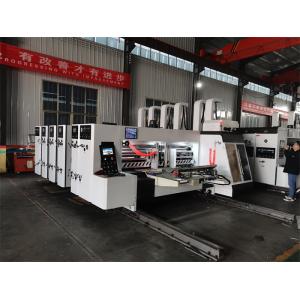 3 Colors Corrugated Box Printing Machine Carton Making Slotting Die Cutting