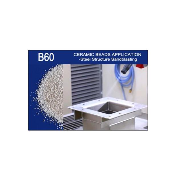 ZrO2 Ceramic Abrasive Media Blasting B60 size 0.150-0.300mm Chemical Resistance