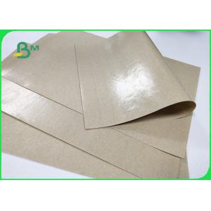 Quality 60g 150g 36'' White &amp; Brown Kraft Paper In Rolls Coating PE Moistureproof for sale