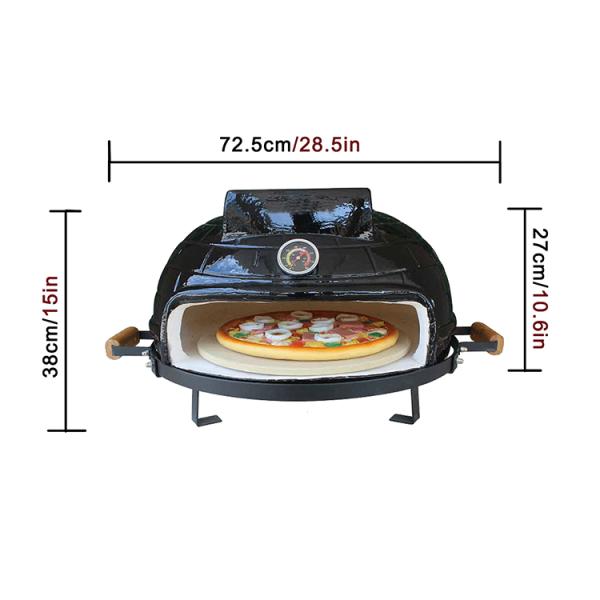 KIMSTONE 2022 Professional Forno a Legna Outdoor Wood Burning Portable Horno Pizzero Charcoal Grill Dome Pizza Ovens for Sale