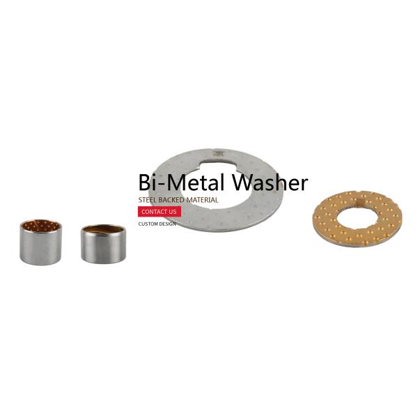 Bimetal Washer CuPb10Sn10 or CuSn6Zn6Pb3 Layer