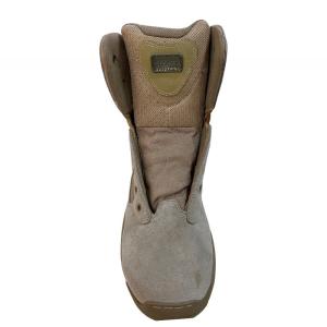 Maximize Safety with Durable Lace Up to Shin Level Cow Suede Leather Boots