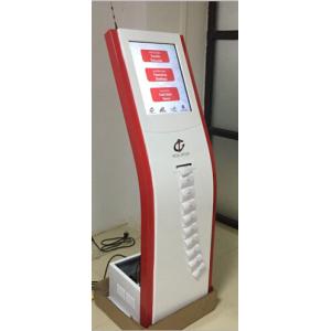 17 inch IR Touch Screen Queuing System Ticket Dispenser Machine