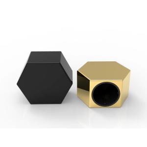Hexagonal Zinc Alloy Perfume Bottle Cap High Aesthetics Eco Friendly