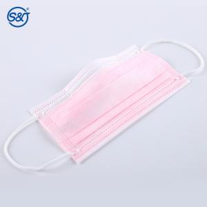 S&J Oem pink class ii nurse medical face mask disposable surgical face mask 3