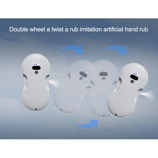 Xiaomi Hobot Ultrasonic Water Spray Window Cleaning Robot 80W Power 2800Pa Suction