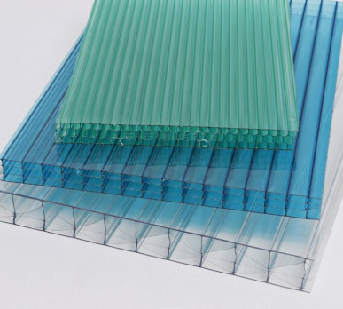 Multiwall Polycarbonate Hollow Sheet Twinwall Sun Panel Plastic Roofing Sheets