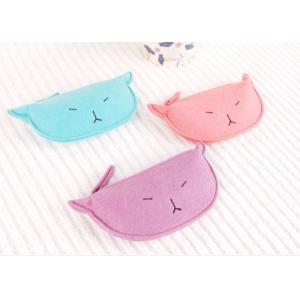 Moderate Size Easy Carrying Felt Coin Purse 7*13 Cm Zipper Design