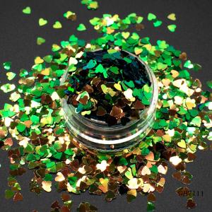 Bulk Chunky Iridescent Loose Glitter Chameleon Powder Peacock Gold Green PET