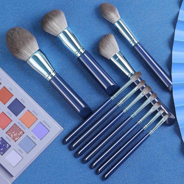 12pcs Microcrystalline Silk Wool Make Up Brushes Cosmetic Foundation Soft Face
