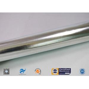 Siliver Aluminum Foil Coated C-Glass Fiberglass Insulation Fabric