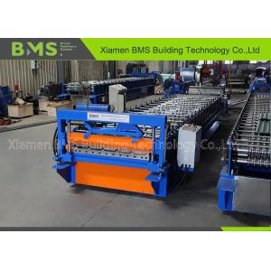 0.8mm Color Steel Roof Panel Machine With 5T Manual Decoiler