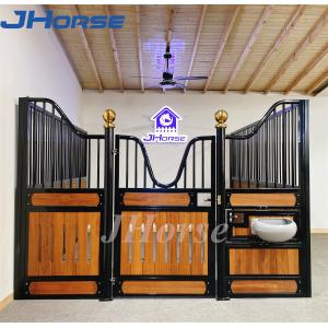 3.5*2.2m Permanent Metal Steel Frame Bamboo Board Horse Stable Box Horse Stall