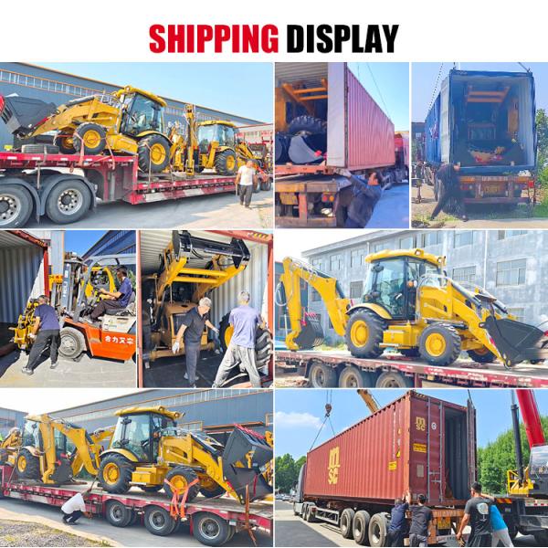 Cheap Diesel Small Backhoe Wheel Loader Tractor Excavator Compact Backhoe with Bucket for Agriculture