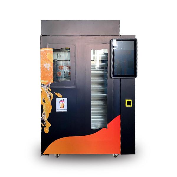 Restaurant Intelligent Automated Fresh Orange Juice Vending Machine With CE