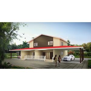 Prefab Steel Commercial Building with Sandwich Panels