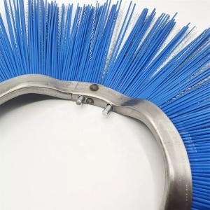 Galvanized Steel Street Road Sweeping Brush ROHS Certificated ODM