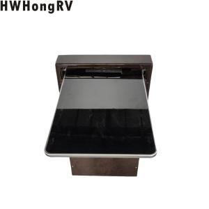 HWhongRV Adjustable Folding Car Electric Lift Table for Luxury Van electric