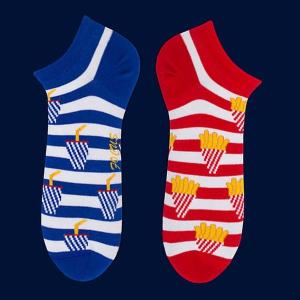 Custom logo, design Funny unique design custom ankle socks