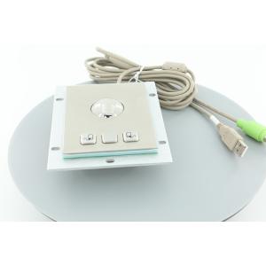 Waterproof 304 Stainless Steel Pointing Device Industrial Mechanical Trackball