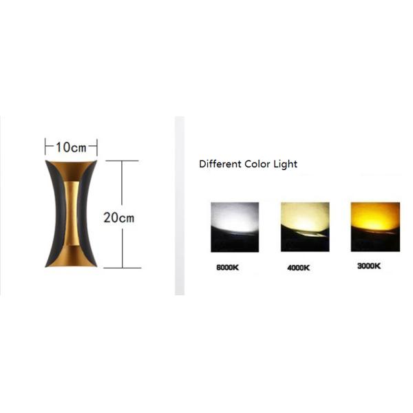 10*20cm Outdoor 6w / 10w Modern LED Wall Lights For Corridor