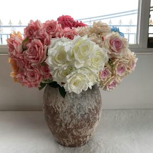 Quality Artificial rose, fake flower photo props, wedding home decoration for sale