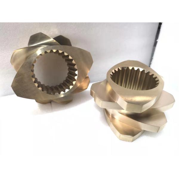 Buy Diameter 150mm Extruder Machine Parts Screw Element Aluminium Bronze Material at wholesale prices
