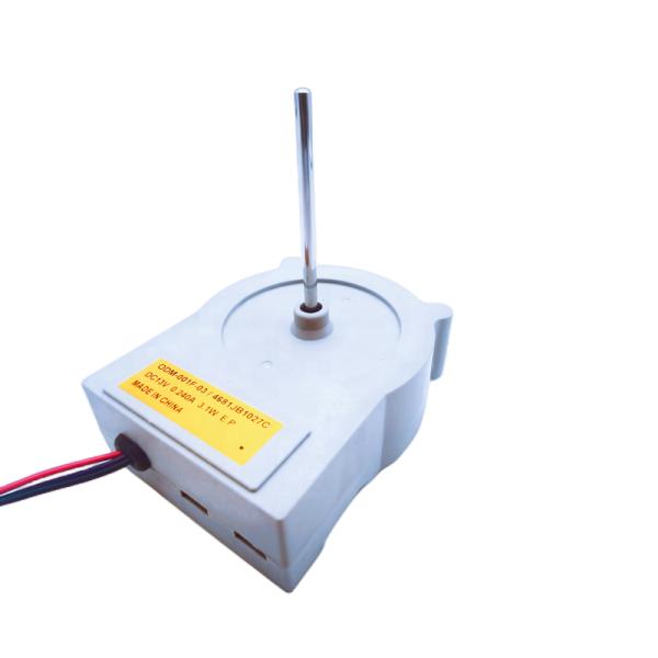 Surmounts White DC13V 3.1W 0.24A ODM-001F-03 3PIN Refrigerator Part 4681JB1027C Fan Motor