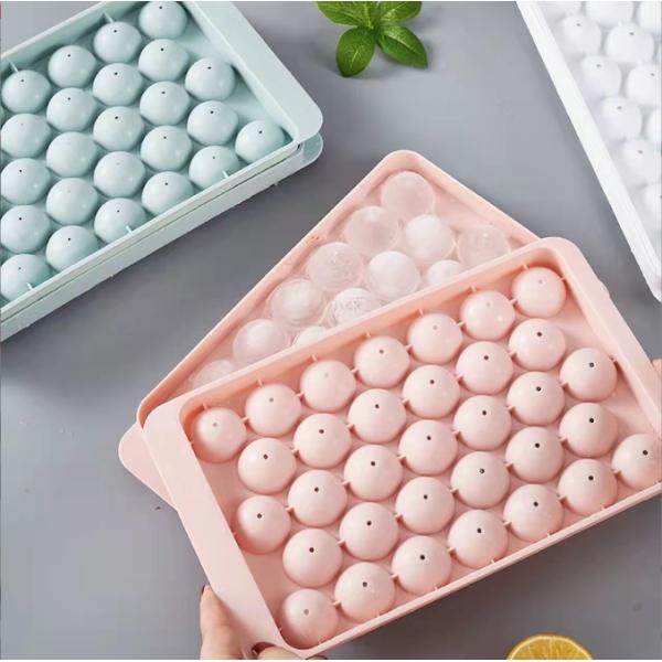 Small Ice Ball Maker Mold Three Sizes Eco-friendly Food Grade Silicone Ice Cube Tray