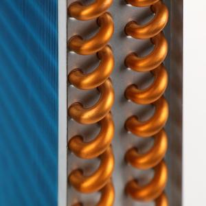 Copper Aluminum Condenser Coil Fin Cooling Coil In Refrigerator