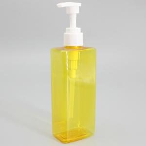 PET 24mm 250ml Cuboid Empty Plastic Shampoo Bottles