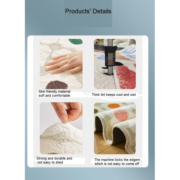 Imitation Cashmere Bed Rug Bedroom Floor Carpets