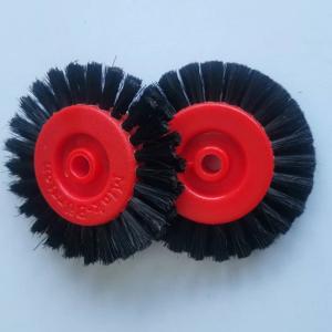 China 66.891.006 Circular Black Hard Brush Wheels Printing Machine Parts 6x60mm 8x60mm on sale