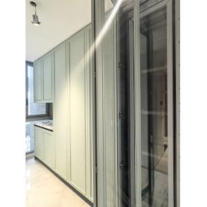 Fadior Full Stainless Steel Custom Kitchen Cabinet - Elegant White & Mint Green,