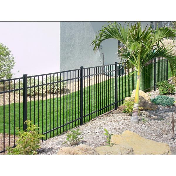 Buy Galvanized Decorative Garden Wrought Iron Picket Fence at wholesale prices