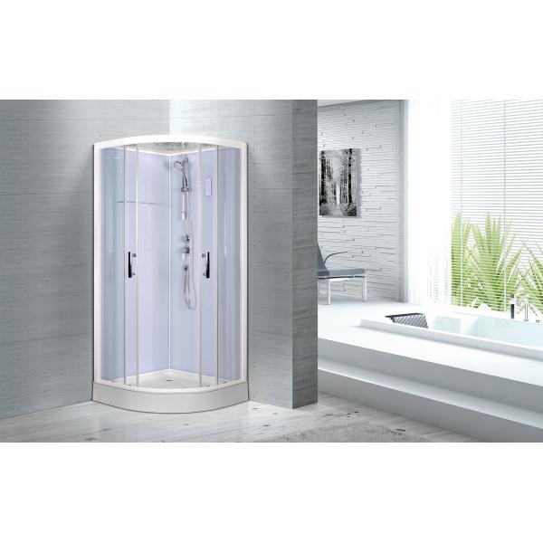 Buy Cheap , Popular luxury shower cabin ,  Chrome Aluminium Quadrant Shower cabin at wholesale prices