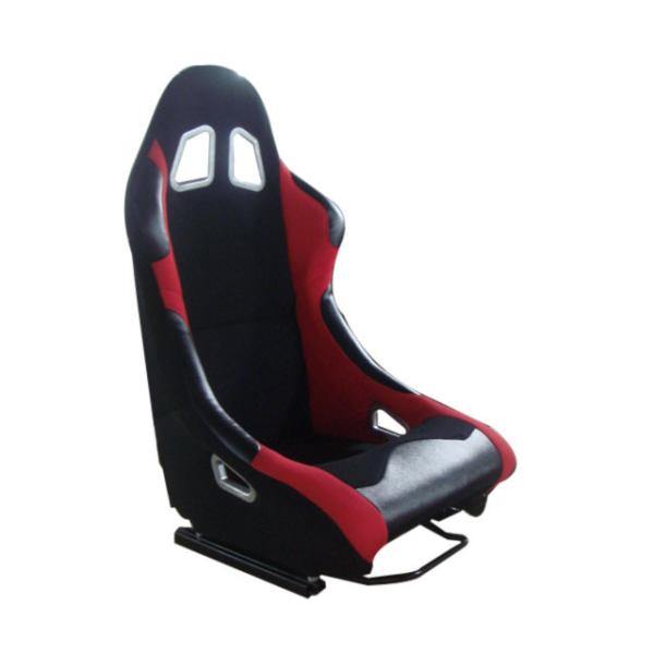 Buy Black And Red Racing Seats With Single Slider / Sports Bucket Seats at wholesale prices