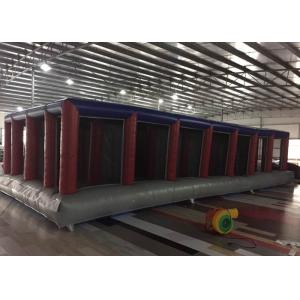 Quality 0.55 mm PVC tarpaulin inflatable jumping maze,outdoor playground amusement park for sale