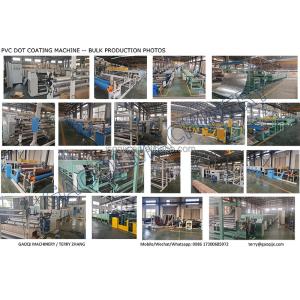 Automatic Needle Plate Stretching Non Woven Fabric Dot Coating Machine for