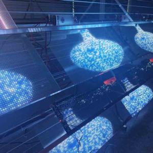 Flexible Transparent Led Film Advertising Led Display Adhesive Super Slim Led