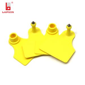 BASF TPU 50mm Plastic Animal Identification Ear Tags With Metal Tip For Tracking