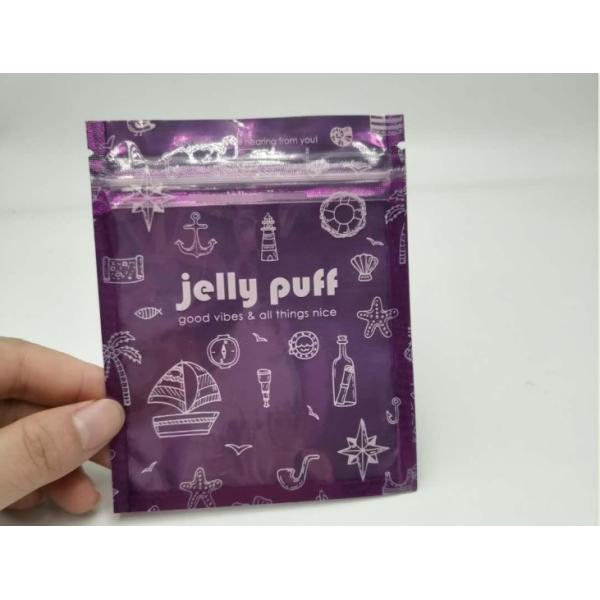 Buy Clear Front Herbal Incense Packaging Purple Ccolor For Pills / Capules / Tablets at wholesale prices