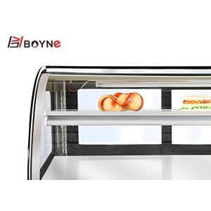 2 Layer Cake Cooling Display Cabinet Tabletop Sandwich Showcase