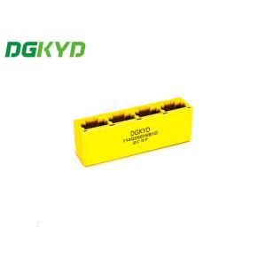 1X4 8P10C TAB Down RJ45 Network Jack Without LED